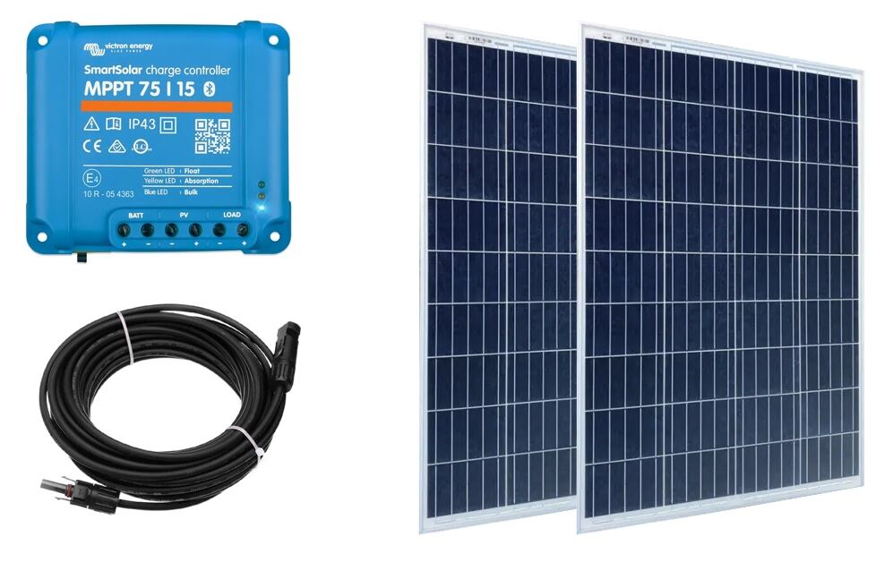 Victron Energy Caravan Solar Kit (MPPT) névleges teljesítmény (wp) 180
