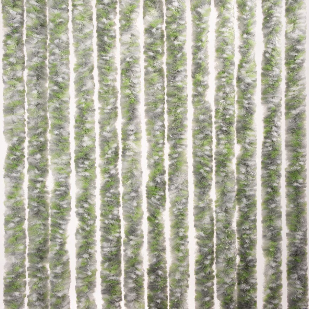 Brunner 100 × 205 cm dekoratív rovarfüggöny lakókocsi ajtóra szín zöld/szürke/fehér