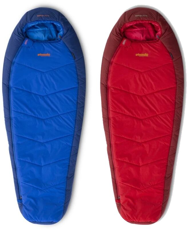 Pinguin Comfort Junior PFM 150 cm-es gyermek hálózsák szín Kék orientáció cipzár a jobb oldalon