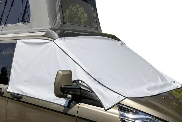 Fiamma Coverglas külső napellenző a Ford Transit kabinjához