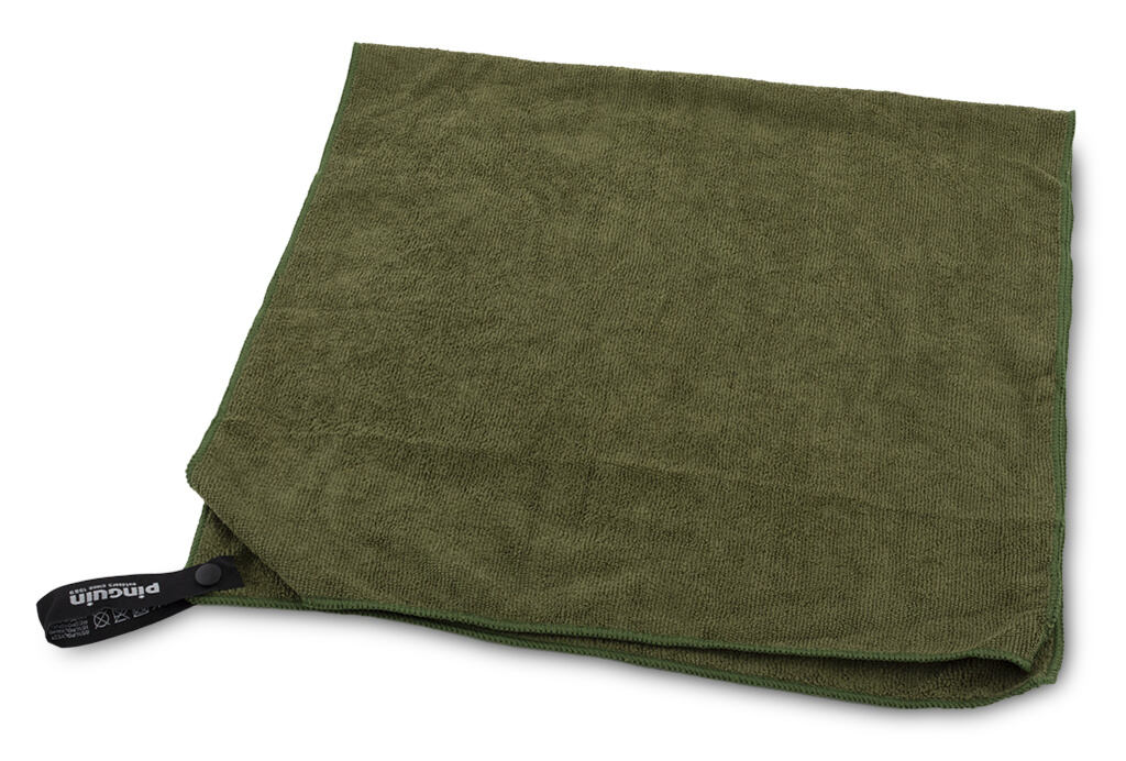 Pinguin Terry Towel L törölköző szín sötétzöld