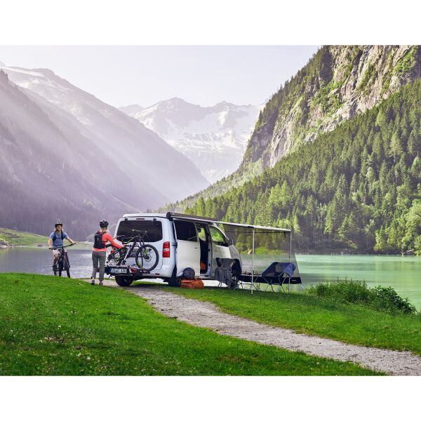 Thule 3200 árnyékoló, eloxált alumínium fedél, szürke ponyva hossz 250 cm