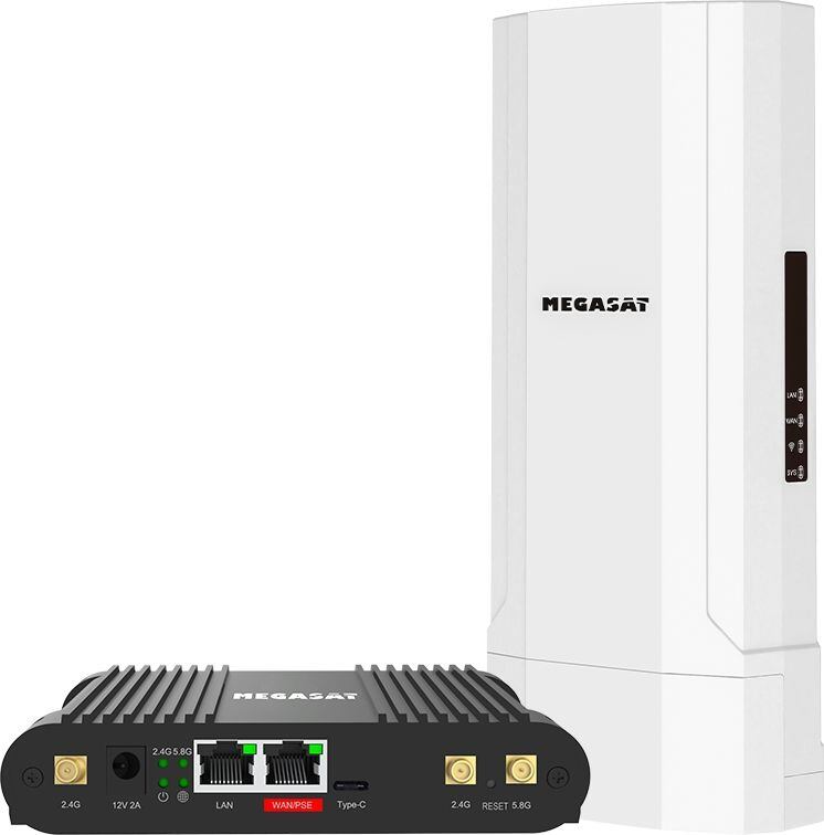 WiFi booster Megasat Camper csatlakoztatva