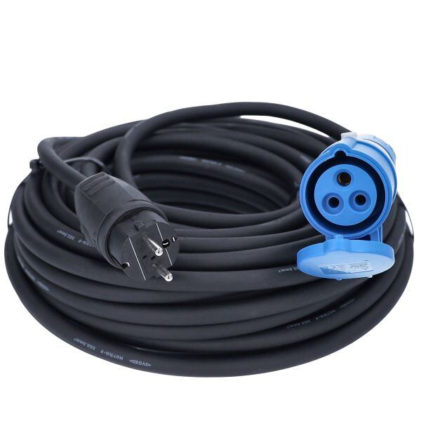 Adapter kábel AS Schwabe Schuko/CEE hossz 25 m