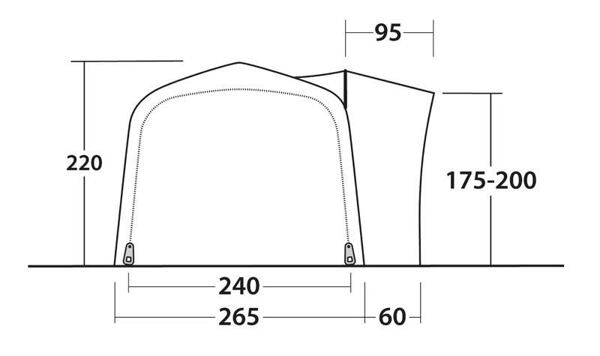 Crossville 250 A - méretek