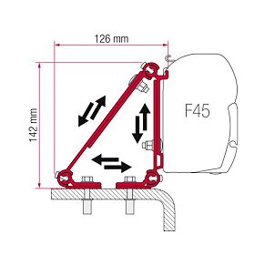 Fiamma Multi adapter készlet F45 és Fiamma Zip árnyékolókhoz